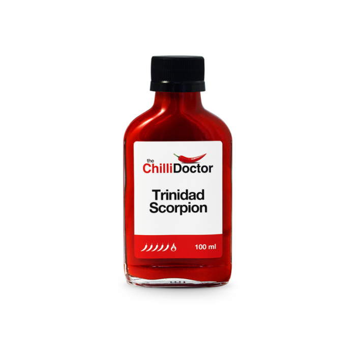 bardzo ostre puree z papryki Trinidad Scorpion Chilli Doctor
